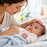 چگونه بفهمیم تب نوزاد خطرناک شده است؟ دمای طبیعی و غیرطبیعی بدن نوزاد