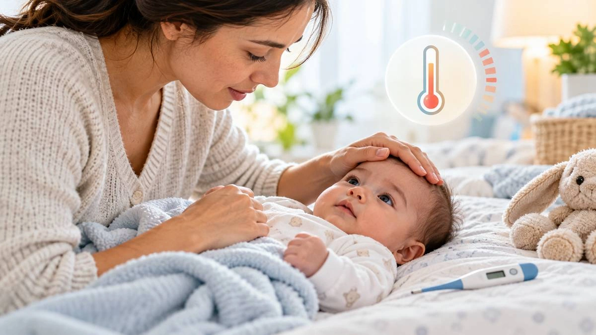 چگونه بفهمیم تب نوزاد خطرناک شده است؟ دمای طبیعی و غیرطبیعی بدن نوزاد
