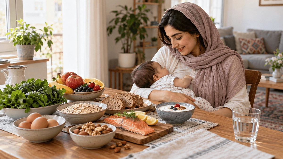 چه غذاهایی برای مادر شیرده مقوی هستند؟ ۱۲ خوراکی مفید برای انرژی و شیردهی