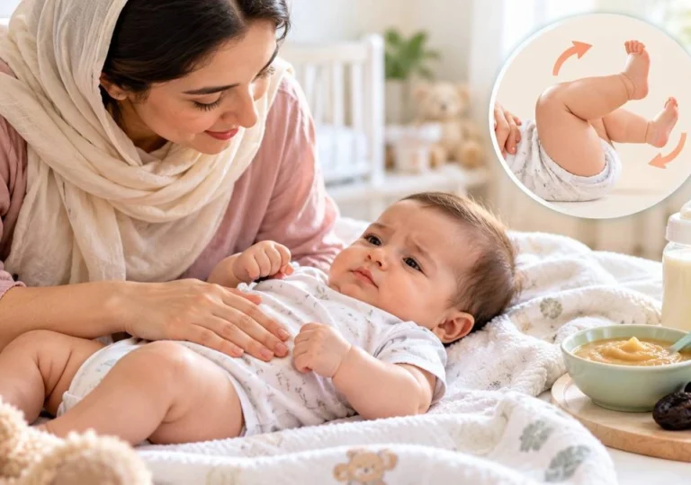 یبوست نوزاد را چگونه سریع برطرف کنیم؟ راهکارهای امن و کاربردی